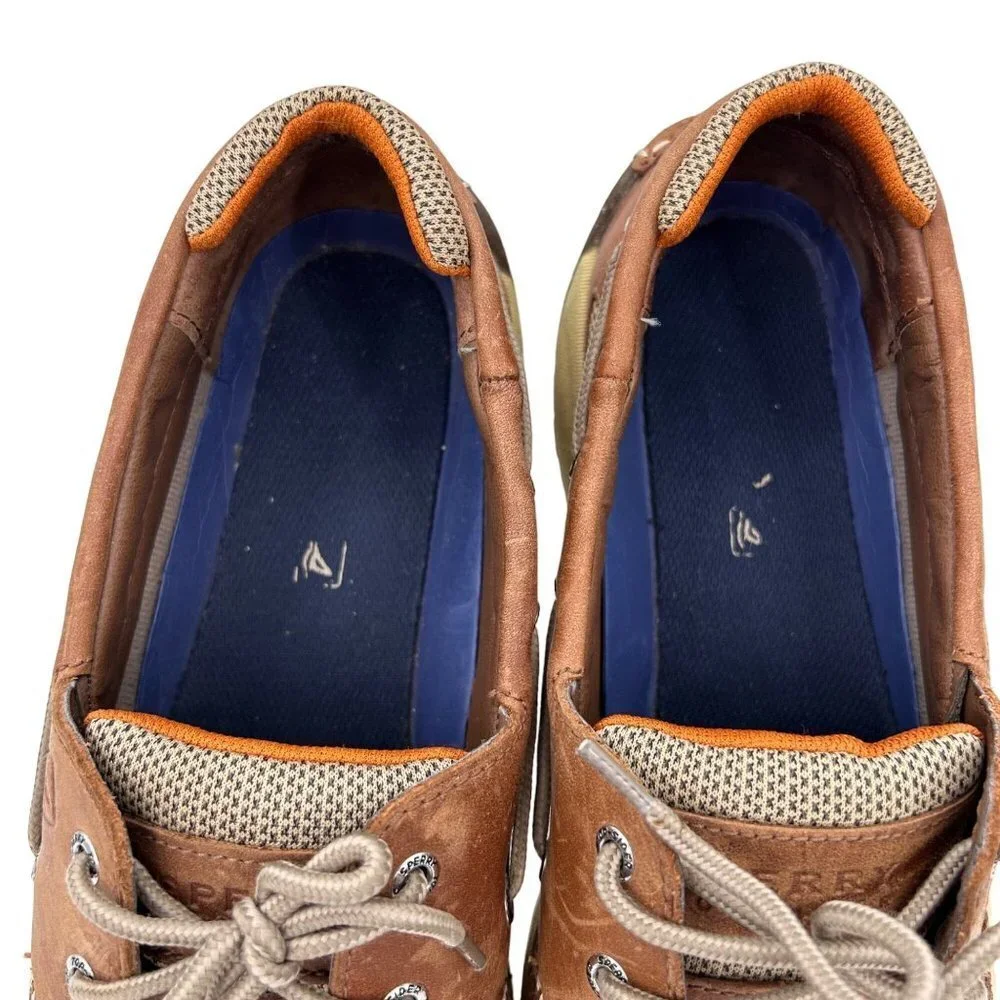 SPERRY TOP SIDER LEATHER MEN'S SHOES - 13M